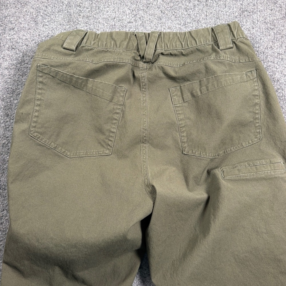 Duluth Rootstock Gardening Petal Pushers Capri Pants Womens 10 Olive Green - Picture 7 of 12
